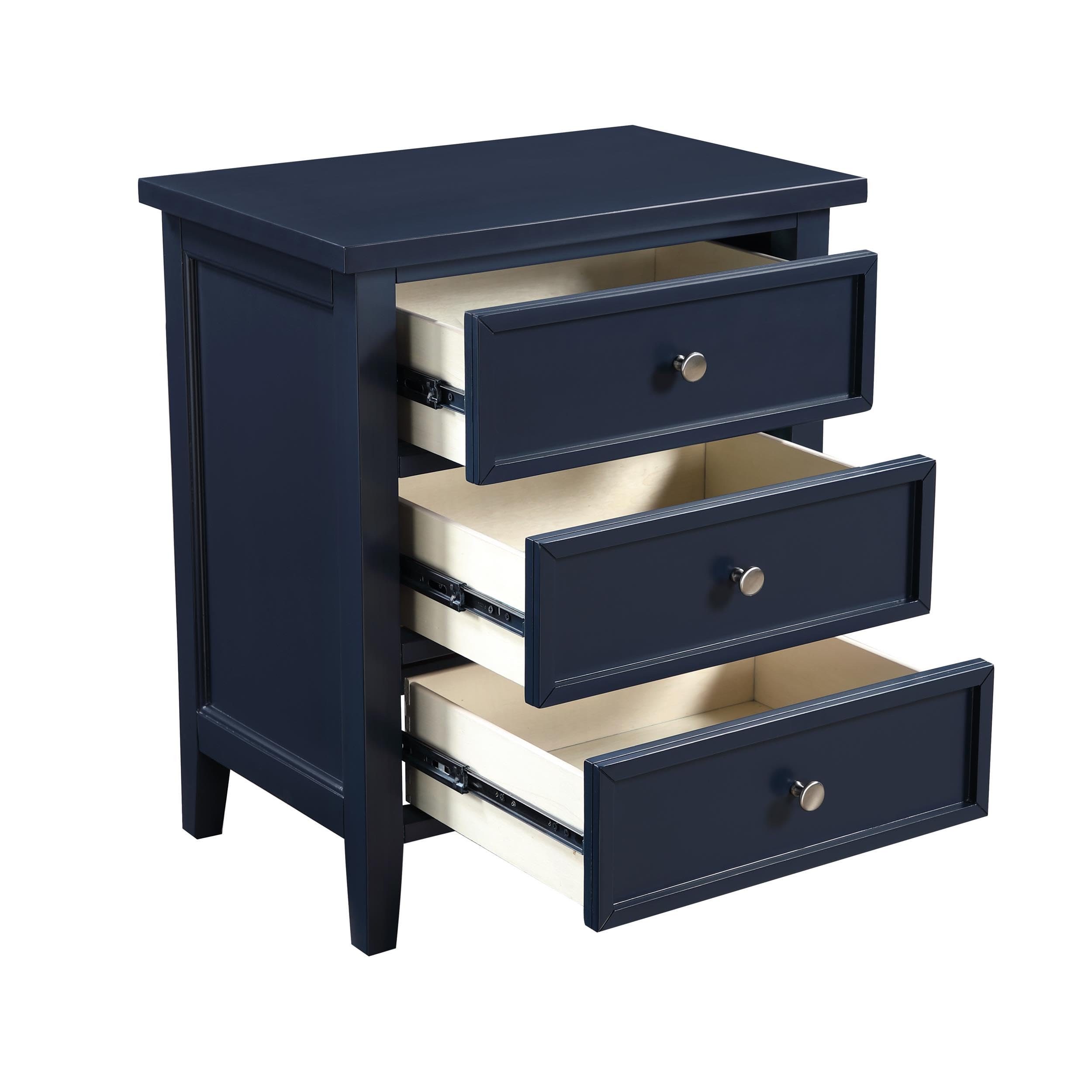 洋楽 Baimei Bystander & Midnight Blue Manhattan Comfort Rockefeller Mid-Century Modern 3-Drawer Dresser